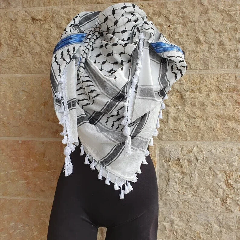 Shawl Palestinian Unique Slight Traditional Shemagh Jordanian Keffiyeh Scraf
Opens in a new window o