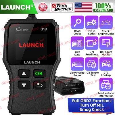 LAUNCH CR319 OBD OBDII Auto Car Code Reader Diagnostic Tool Scanner Check Engine