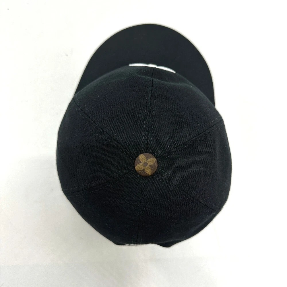 LOUIS VUITTON（LV） Cappellino LOUIS VUITTON M76947 gioco ricamo floreale cotone seta marrone