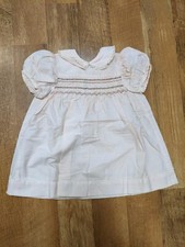 Vintage White Christening Dress Set, Sweater, Handmade in Philippines