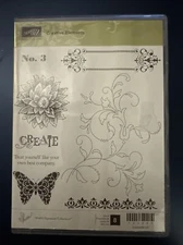 Stampin Up Creative Elements Stamp Set of 8 - 122647