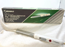 Vintage Norelco Thin Dual Temperture Curling Brush - 7/16" - Satin Collection
