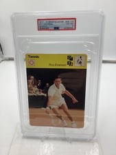 1977-79 Sportcaster German #25-15 Roy Emerson PSA 4