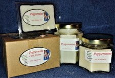 NEW Hand Poured Holiday Scent Soy Candles, Tarts Votives - Peppermint