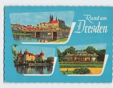Postcard  Multiple Scene At Dresden Germany