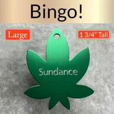 Custom Engraved Dog Tags Personalized Dog Collar Pet Tag Engraved MAPLE LEAF TAG