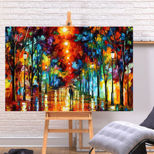 Leonid Afremov NIGHT PARK 30"x24" LIMITED EDITION GICLEE ORIGINAL
