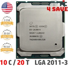 Intel Xeon E5-2630 V4 SR2R7 2.20GHz 25M 10-Core LGA 2011-3 R3 Server CPU 85W