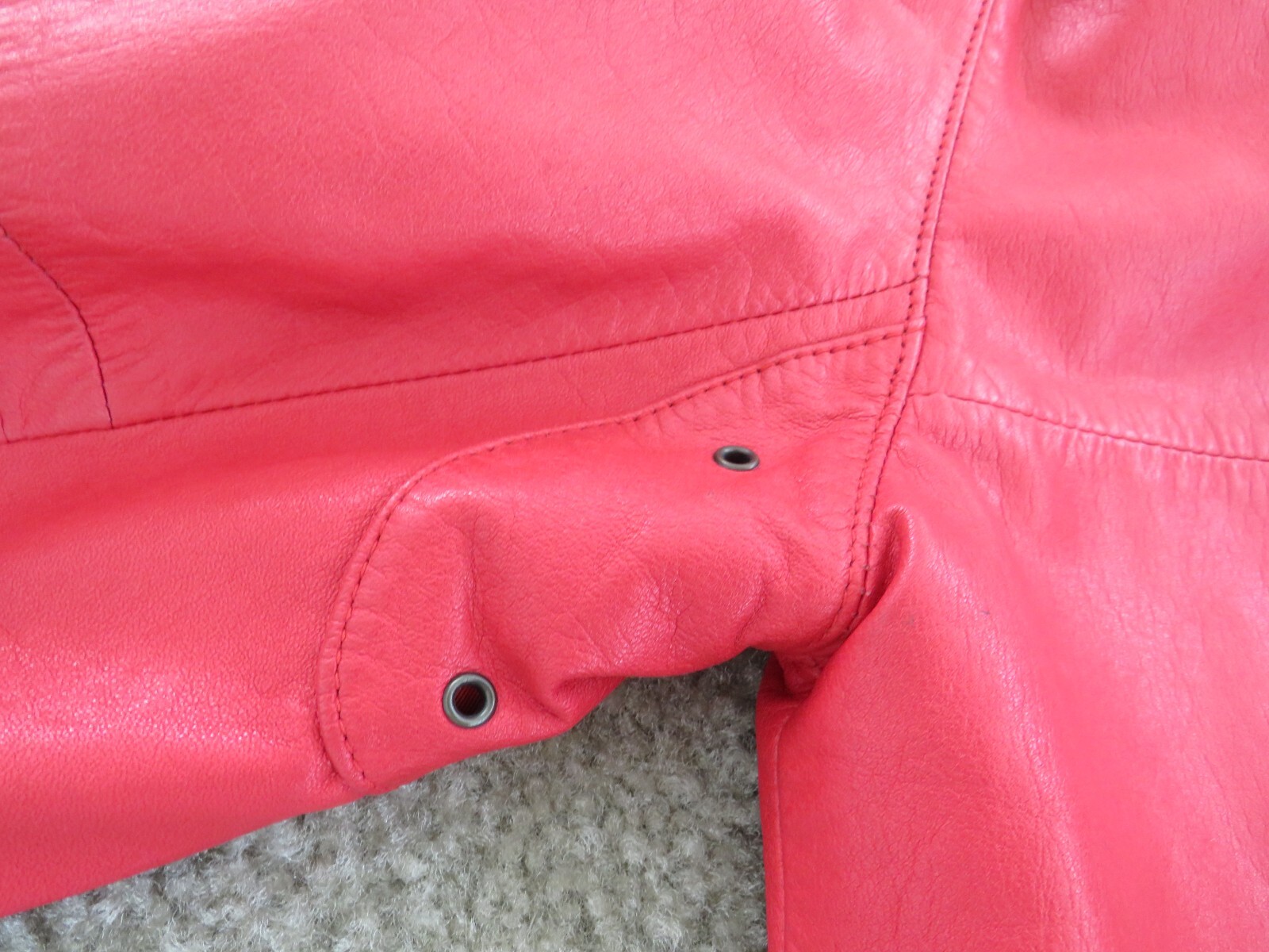 Robert Comstock Summit Red Leather Jacket womens … - image 19