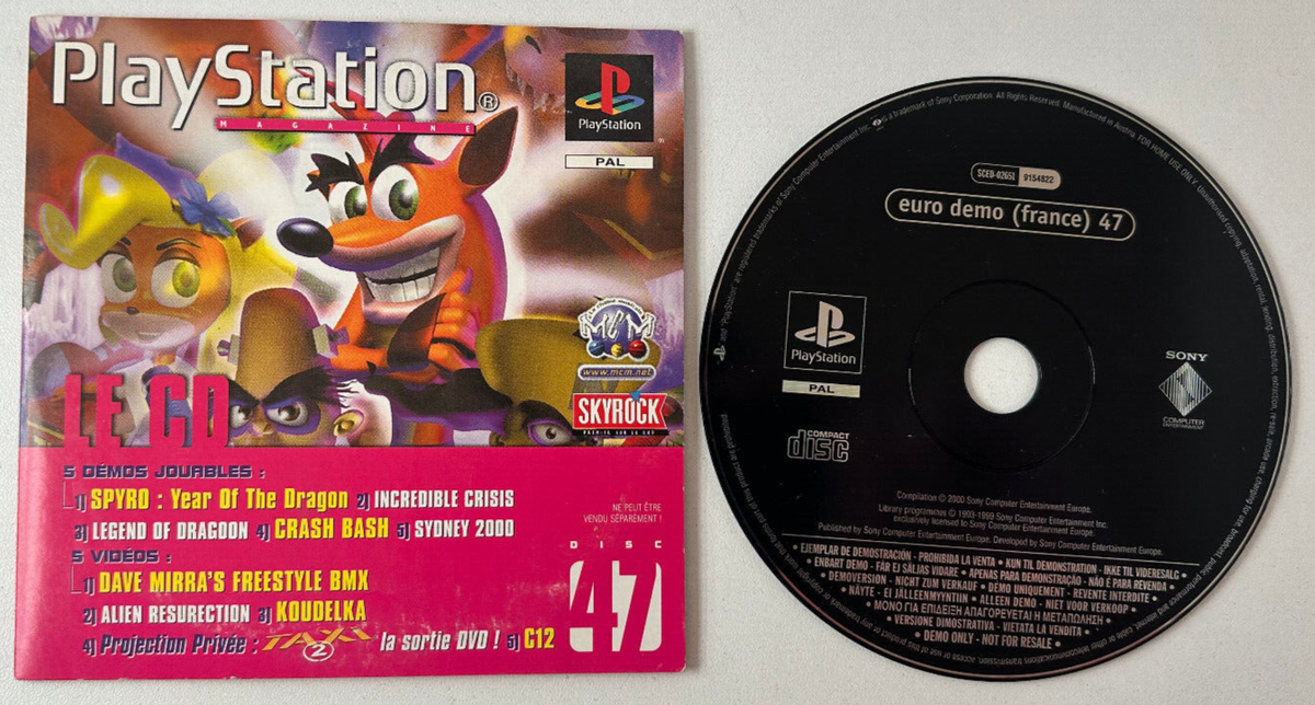 Euro Demo Le CD 41 PlayStation Magazine - Sony Playstation PS1 (FR
