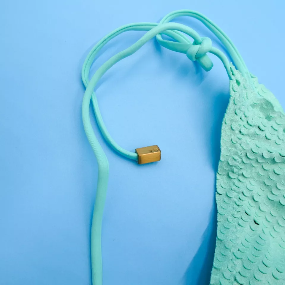 Traje de baño Vix Paula Hermanny mediano verde menta playa brasileña parte inferior Foto 3 de 4