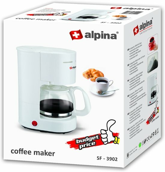 Alpina SF3902 220 240 Volt 46 Cup Coffee Maker 220V For Use Europe