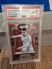 2018 Panini Prizm Worldcup Dele Alli Red Prizm /149