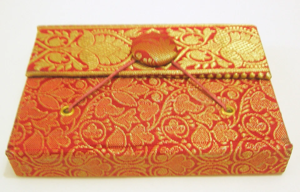 Handmade Blank Grimoire Journal Book Of Shadow Wiccan Pagan Diary Spell Book RED - Image 4 of 4