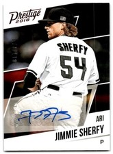 2018 PANINI CHRONICLES PRESTIGE AUTOGRAPHS XTRA POINTS RED JIMMIE SHERFY AUTO