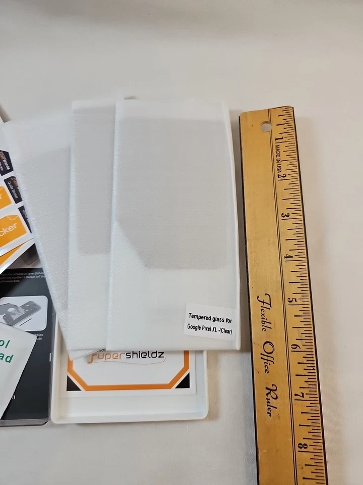 3-pk Supershieldz Tempered Glass Screen Protector for Google Pixel XL NEW-Open - Image 3 of 4