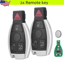 2 Remote Key Fob For 2000-2016 Mercedes Benz C300 S550 S600 ML350 GL450  SL400