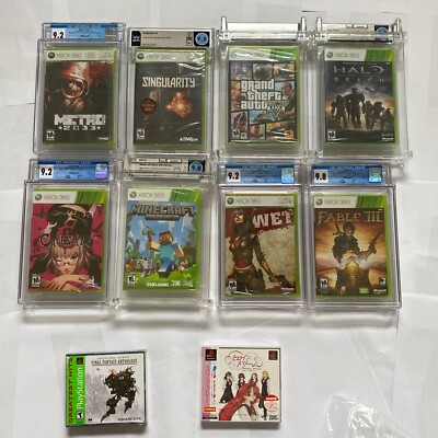 graded xbox 360 game lot