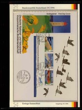 FRG ETSB 1996/25C FIRST DAY COLLECTION SHEET NATIONAL PARK VORPOMMERN BODDENLANDSCHAFT