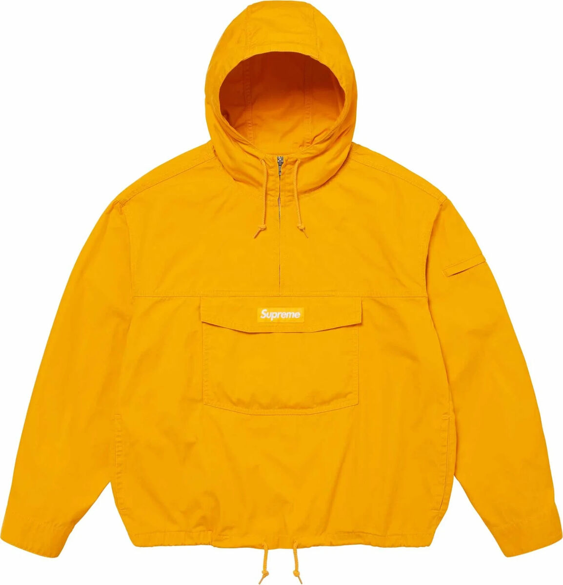 Supreme Cotton Utility Anorak Jacket - Yellow - Size Small Supreme Cotton Utility Anorak Jacket - Yellow - Size Small