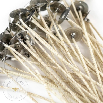 CDN-3 6'' Pretabbed Wick | CDN Candle Wicks