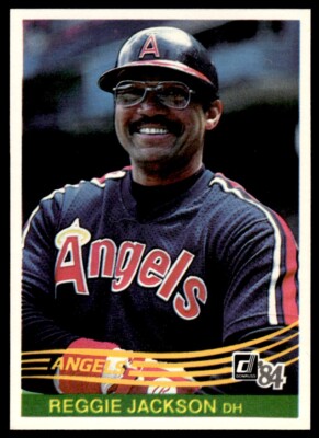 1984 Donruss Reggie Jackson California Angels #57