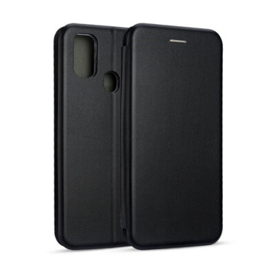 FÜR SAMSUNG GALAXY M21  - DIVA Tasche Case Book Etui Schutz Hülle Cover SCHWARZ