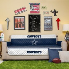 Pegasus Sports NFL Dallas Cowboys Furniture Protector with Elastic Straps,