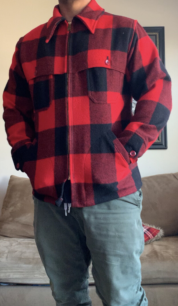 Vintage Woolrich Red Plaid Lumberjack 