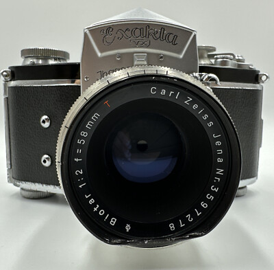 フィルムカメラ Exakta VX Carl Zeiss Jena Biotar 58mm f2 Jhagee Dresden Exakta VX W/Carl Zeiss Jena Biotar 58mm F/2 Lens W