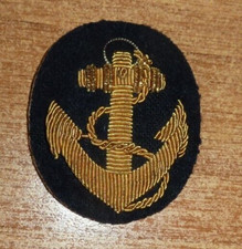 Fregio ricamato Berretto Cadetti Marina imperiale Giapponese - WW2 - ORIGINALE