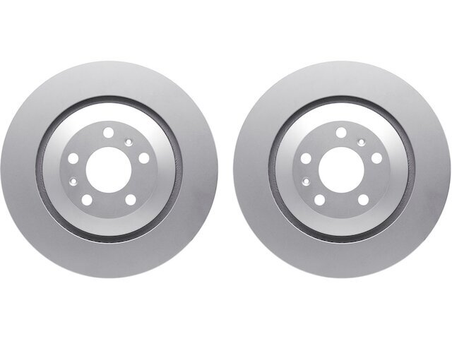 For 2014-2018 Bentley Flying Spur Brake Rotor Set Rear Dynamic Friction 77417HT