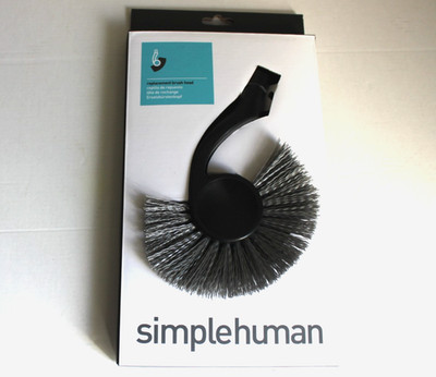 Simplehuman Ersatzbürstenkopf Schwarz zur Toilettenbürste Klobürste