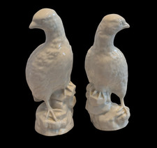 KPM Porcellana Berlino Germania Uccelli bianca vintage uccello figure figurine