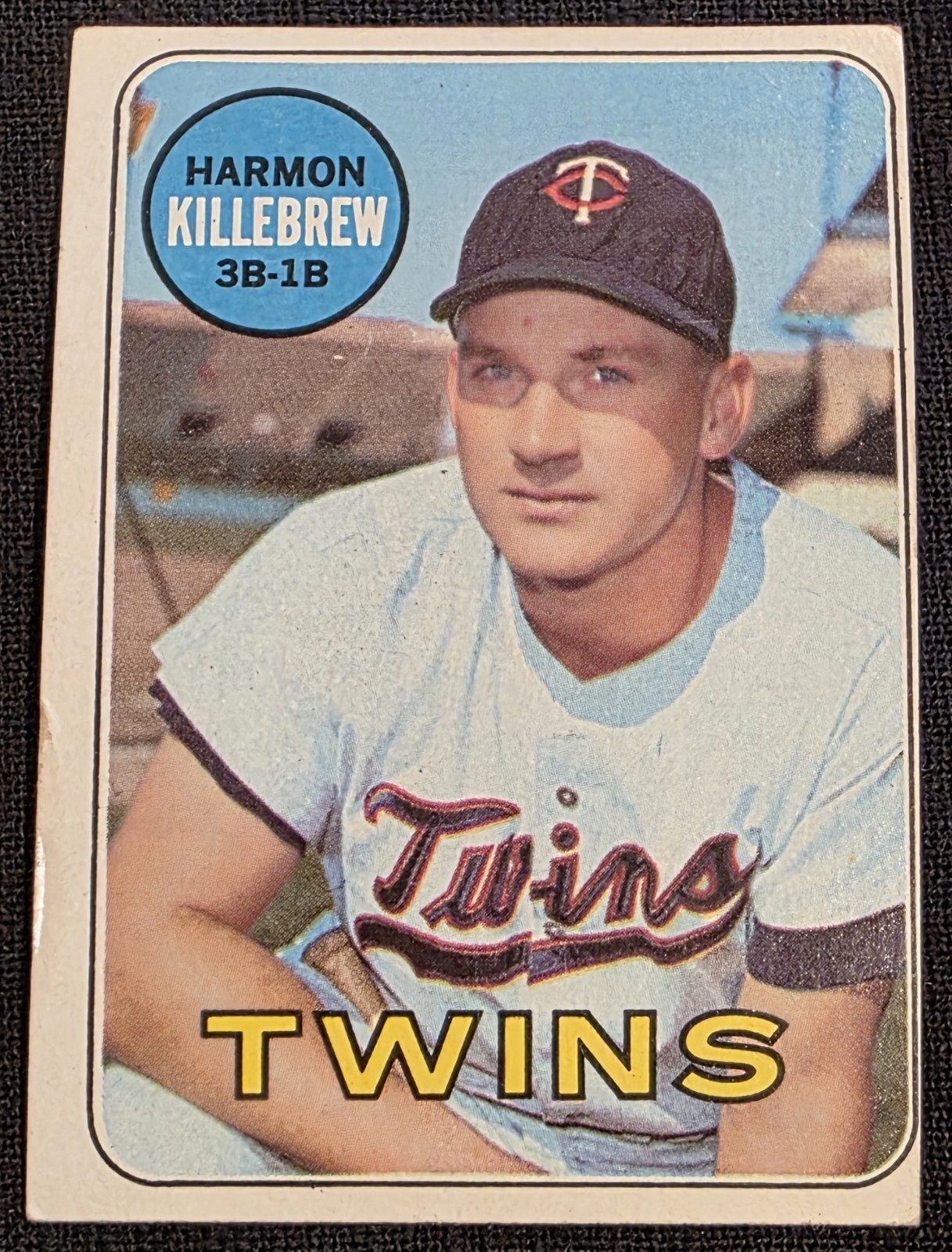 1969 Topps - Harmon Killebrew #375 Minnesota Twins HOF Legend 