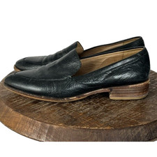 Madewell Shoes Womens 8.5 The Frances Skimmer Black Leather Loafer Lined