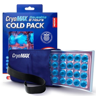 Cold Pack, 8 Hour Reusable Cold Therapy Ice Pack for Elbows, Knees, Neck + Mo...