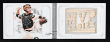 2015 Panini National Treasures Star Booklet Bat Stats 10/25 Buster Posey #24 0b0