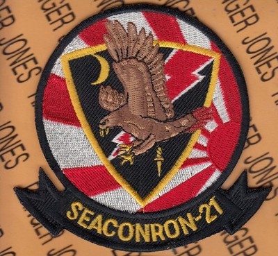 USN Navy Sea Control Squadron SEACONRON 21 ~4'' patch c/e