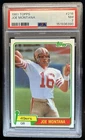 1981 Topps Joe Montana Rookie RC #216 49ers PSA 7