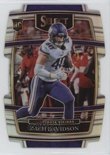 2021 Panini Select Concourse Silver Prizm Die-Cut Zach Davidson #95 07rd