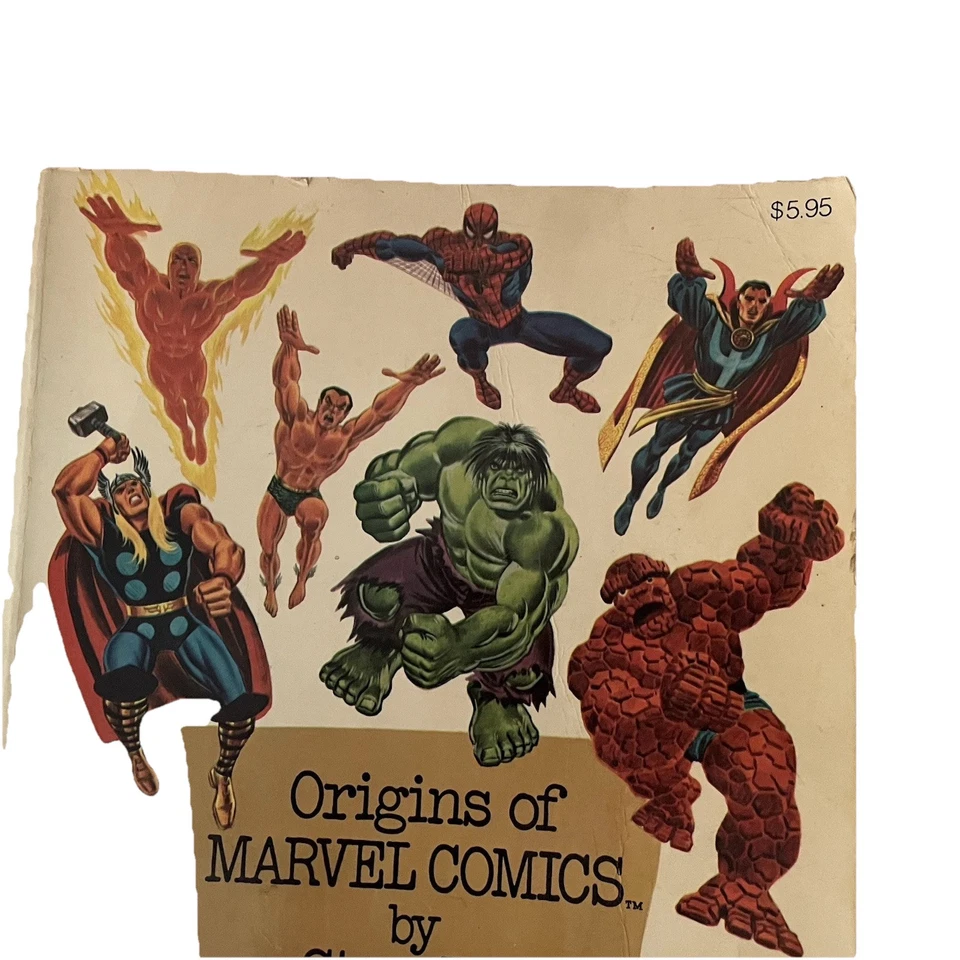 Origins of Marvel Comics 1974 Stan Lee Softcover Book Full Colour First Print - Image 2 of 4
