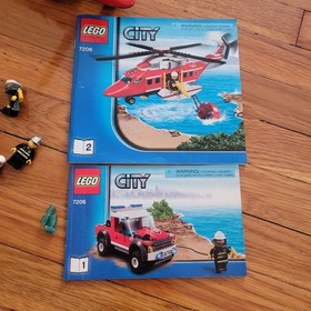 LEGO CITY: Fire Helicopter (7206) Near Complete READ