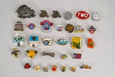 Lot 31 Motorcycle Rally/Club Pins, Circa 1990s, For Your Vest or Campfire Hat