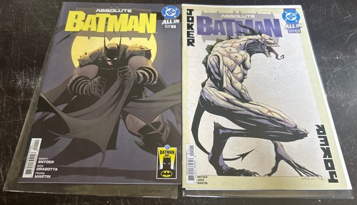 Absolute Batman #1 #15 Comic Lot Batman day Exclusive 2025 DC Comics See Pics