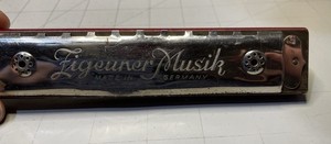 Vintage German Zigeuner Musik Harmonika Key G 6” Harmonica Musical Instrument