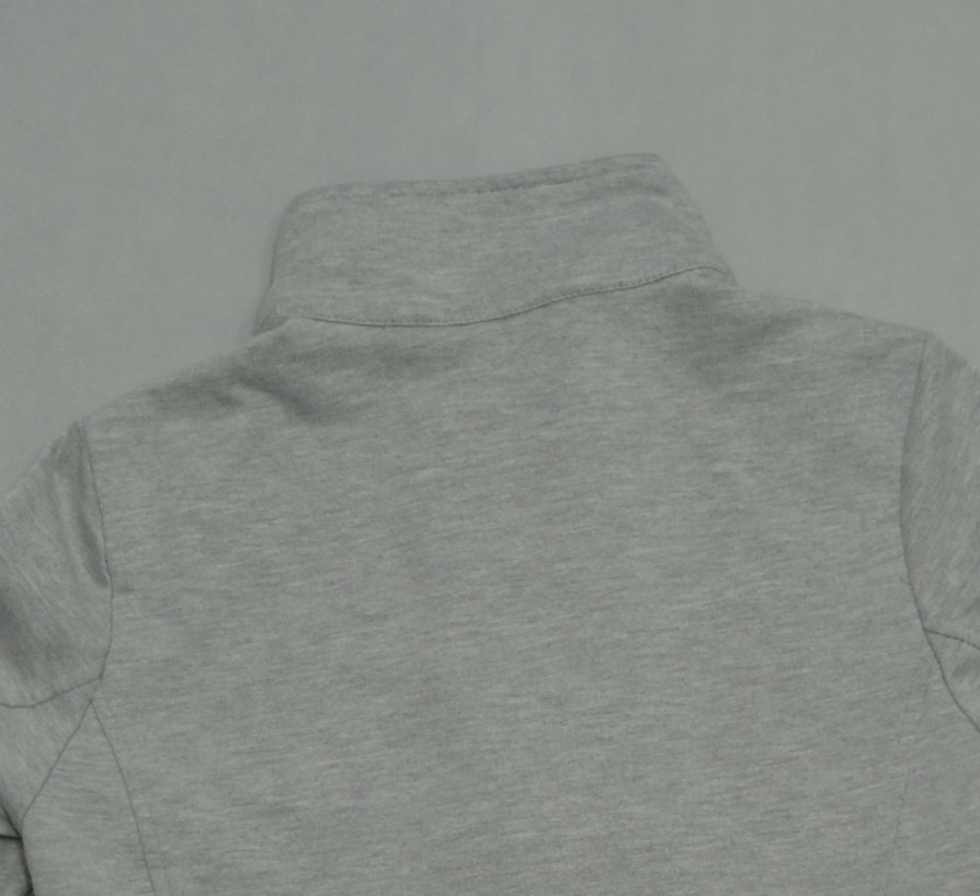 Forever 21 Cotton-Blend Gray Full Zip Jacket Snap… - image 17