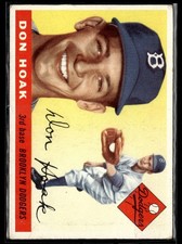 1955 Topps Don Hoak VG-VG/EX Set Break #40