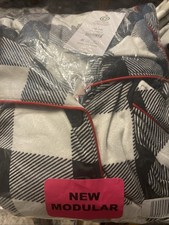 Joyspun Women  s Stretch Velour Notch Collar Long Sleeve Pajama Set, Size large