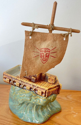 Thor KON TIKI 75th Anniversary Set: Tiki Mug + Signed Ed Limited Print + COA